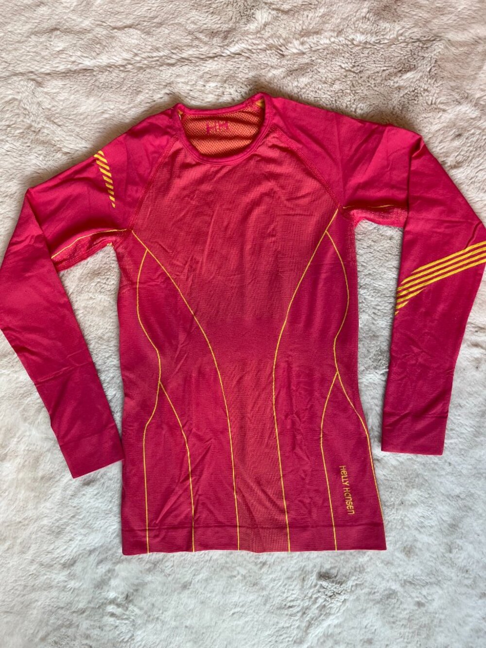 Helly Hansen Lifa Base Layer Long Sleeve Top Magenta Pink Size S/M